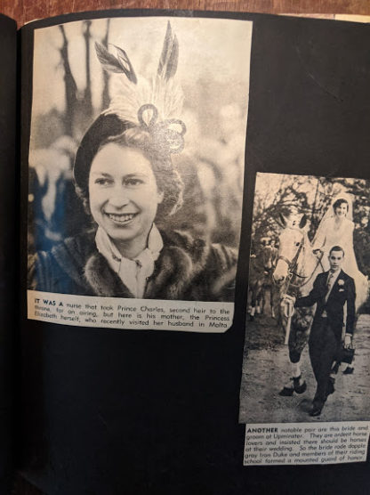Queen Elizabeth when she was still a princess