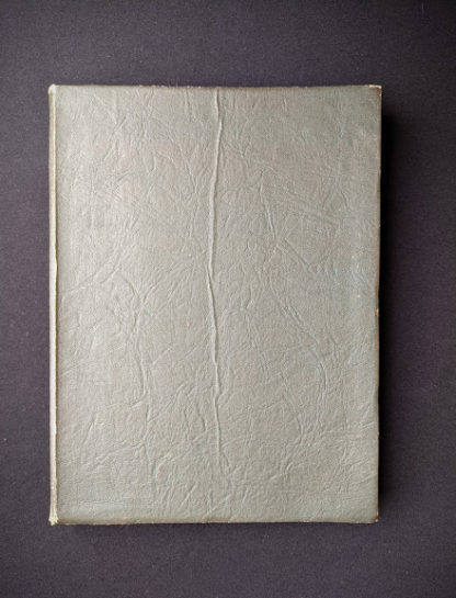 backside of a 1926 copy of Master Book 1 - Beginning the Use of Tools and Materials Published by Lewis E Myers & Company