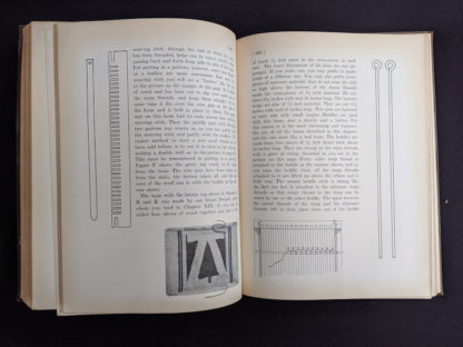 how to use a weaving loom inside a 1926 copy of Master Book 1 - Beginning the Use of Tools and Materials Published by Lewis E Myers & Company