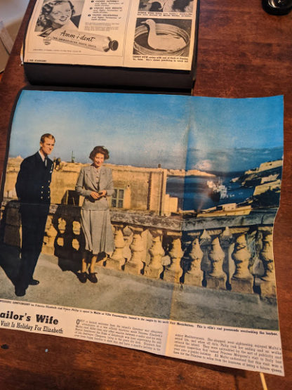 photo of Queen Elizabeth visiting Malta