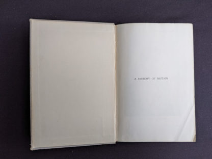 Pre title in a 1937 copy of A History of Britain by H. B. King - macmillan company of canada ltd