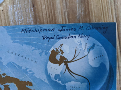 previous owner was a Midshipman - The Far Distant Ships an official account of Canadian naval ships in WW II - 1950 1st Edition