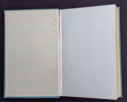 Full seam split after the pre title page in a1955 copy of North Atlantic Seaway