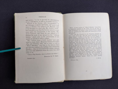 Preface page 2 of 2 inside a 1915 copy of Marys Meadow and Other Tales of Field Flowers by Juliana Horatia Ewing