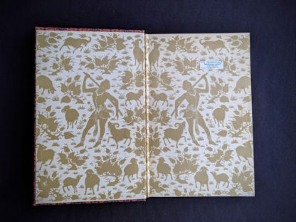 front pastedown and endpaper inside a 1947 copy of Rubaiyat of Omar Khayyam - Random House