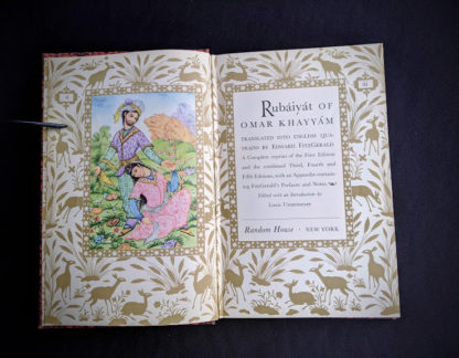 title page inside a 1947 copy of Rubaiyat of Omar Khayyam - Random House
