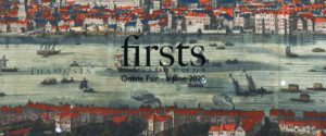 Firsts Londons Rare Book Fair 2020 Poster Virtual Only