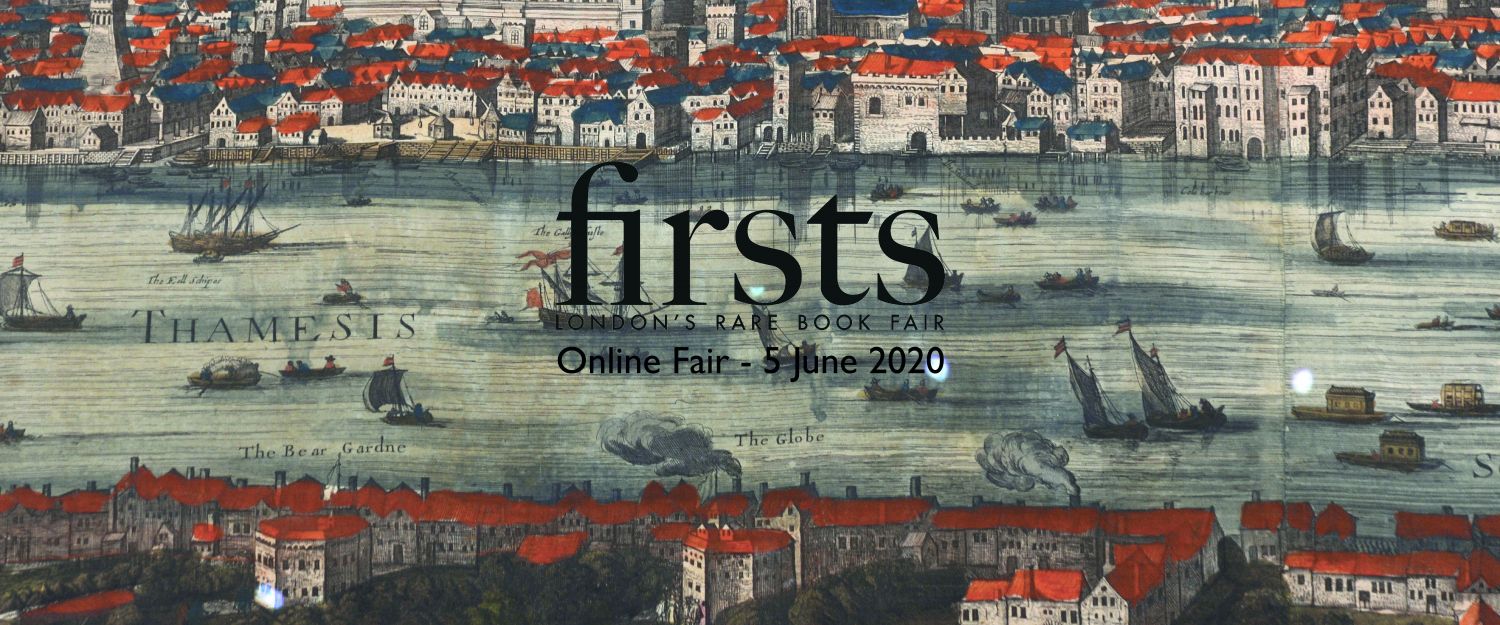Firsts Londons Rare Book Fair 2020 Poster Virtual Only