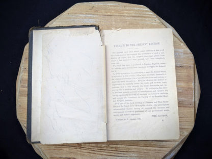 Preface inside a 1895 copy of The Peoples Common Sense Medical Adviser by R.V. Pierce M.D.