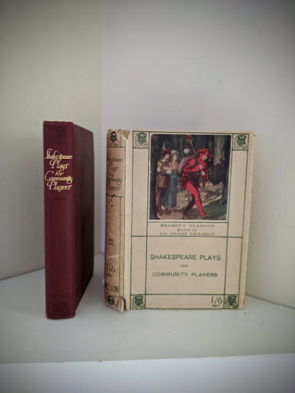Scarce Circa 1920s Shakespeare Plays for Community Players Pocketbook - Nelsons Classics