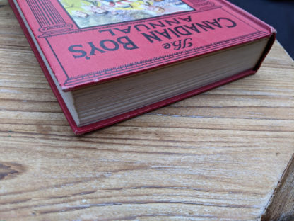 Top edge of textblock - The Canadian Boys Annual - edited by Williams H. Darkin - Undated