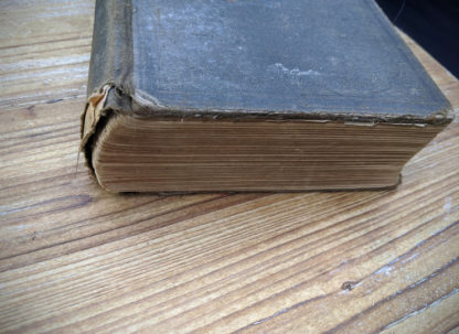 foot edge view on a 1895 copy of The Peoples Common Sense Medical Adviser by R.V. Pierce M.D.