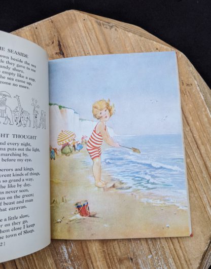 At the Seasisde - illustration by Eulalie - 1932 A Childs Garden of Verses by Robert Louis Stevenson - popular edition