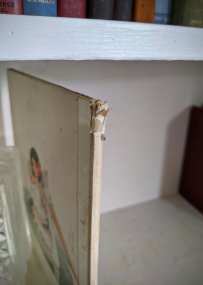 Damage to upper spine on a 1973 Journey to the Blue Lake - The Adventures of Dinky and Flora