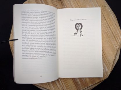 Legends of Weesekajac inside a 1985 copy of Legends from the Forest told by Thomas Fiddler edited by James R Stevens