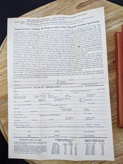 ephemera found inside a 1912 copy of The Lunkenheimer Company Catalogue Number 50