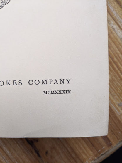 MCMXXXIX - 1939 copy of 1939 North Again for Gold - Birth of Canadas Arctic Empire - ex Library copy