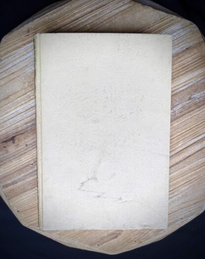 backside of book - 1935 De Weg tot Elkander by Trygve Gulbranssen - third book of the trilogy - First Edition