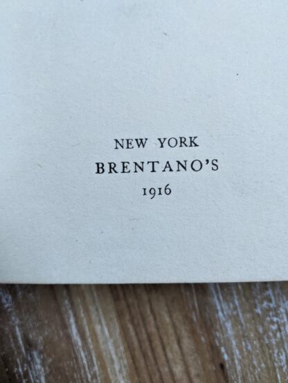 Publishing into inside an uncommon 1916 copy of The Emigrant by Dostoieff Skaya