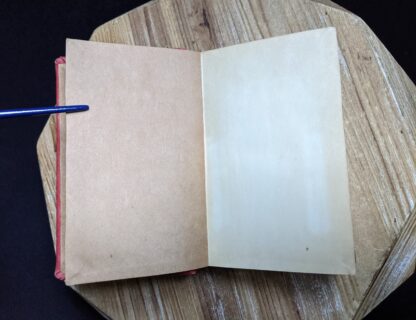 front endpaper inside a 1916 copy of The Emigrant by Dostoieff Skaya