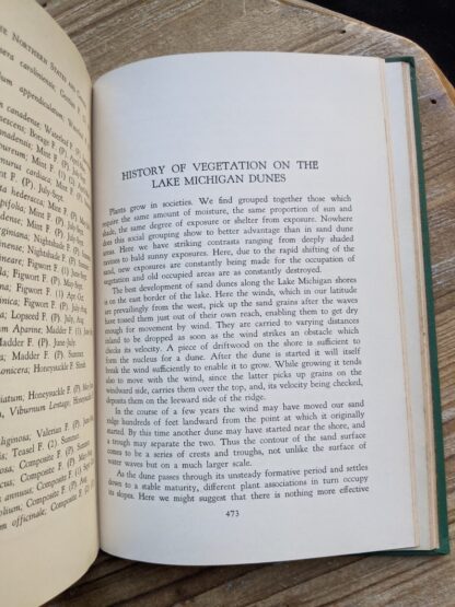 History of vegetation on the lake Michigan Dunes - 1939 Wild Flowers of the Northern States and Canada by Arthur Craig Quick