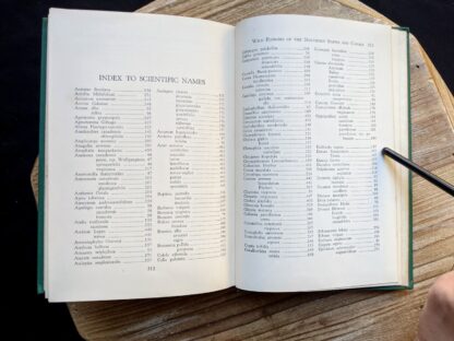 Index to Scientific Names - 1939 Wild Flowers of the Northern States and Canada by Arthur Craig Quick