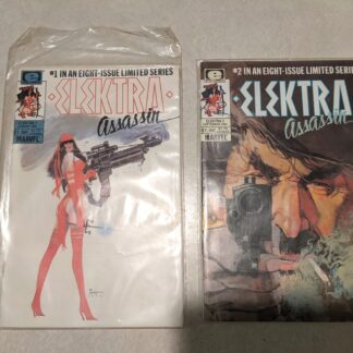 ELEKTRA ASSASSIN #1 & 2 - MARVEL - 1986