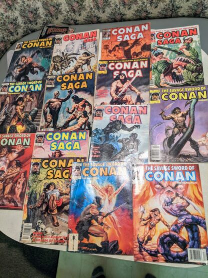 1987-1990 CONAN Marvel Comic Lot