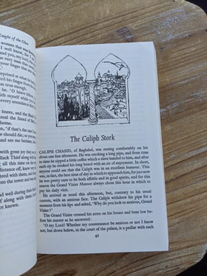The Caliph Stork - The Rainbow Fairy Book - Andrew Lang - rare 1977 Second Edition
