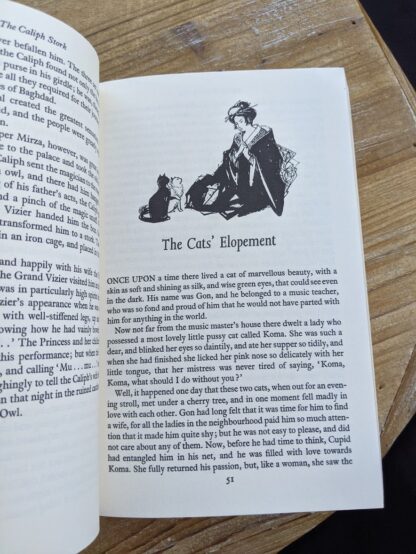 The Cats' Elopement - The Rainbow Fairy Book - Andrew Lang - rare 1977 Second Edition