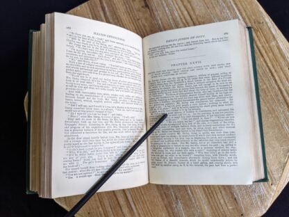 Bailey Junoir on Duty - an antiquarian copy of The Life and Adventures of Martin Chuzzlewit by Charles Dickens - Circa 1880's - undated