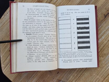 Varieties of Perforation and roulette - Stamp Collecting - A Guide for Beginners by A. B. Creeke - Circa 1910