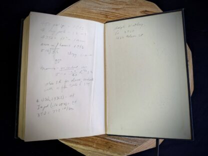 back pastedown and endpaper - 1947 Water Supply and Sewerage by Ernest W. Steel - second Edition