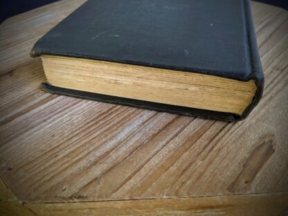 bottom edge of textblock on a 1932 copy of The Flying Carpet by Richard Halliburton - First Edition