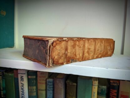 upper spine view-1845 The Life of our Lord and Saviour Jesus Christ to which is added a History of the Jews - by Rev. John Fleetwood