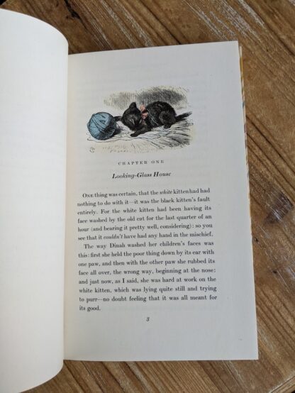 Chapter One - 1946 Through The Looking-Glass - Two Volumes - by Lewis Carroll. Published by Random House, New York - Special Edition