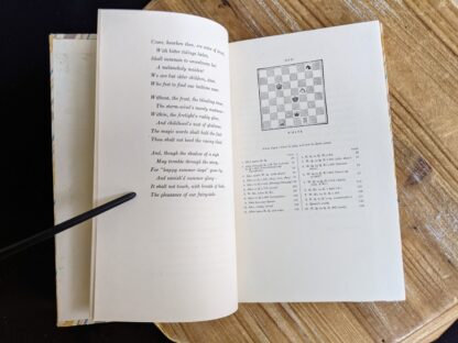 Pages inside a 1946 Through The Looking-Glass - Two Volumes - by Lewis Carroll. Published by Random House, New York - Special Edition