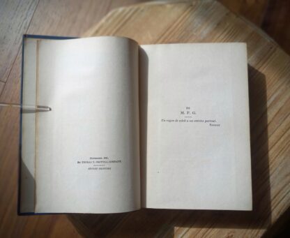 1913 Twenty Centuries of Paris by M.S.C Smith - Second Printing - copyright and dedication page
