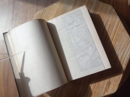 Folding map inside a copy of 1913 Twenty Centuries of Paris by M.S.C Smith - Second Printing
