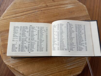 Index - 1936 Ships and the Sea by Talbot-Booth - second edition