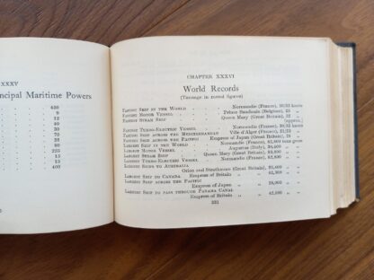 World Records - 1936 Ships and the Sea by Talbot-Booth - second edition