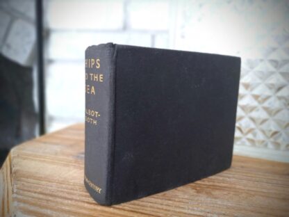 black panel - landscape format- 1936 Ships and the Sea by Talbot-Booth - second edition