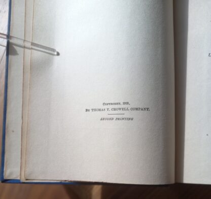 copyright page in a 1913 Twenty Centuries of Paris by M.S.C Smith - Second Printing. jpg