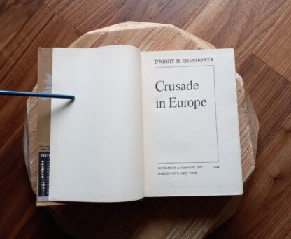1948 Crusades In Europe by Dwight D. Eisenhower - First Edition - Title Page