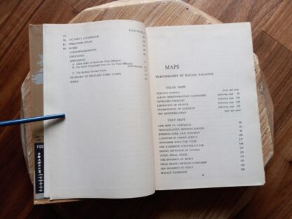 List of Maps page 1 of 2 - 1948 Crusades In Europe by Dwight D. Eisenhower - First Edition