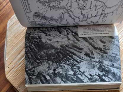 Ulm Rail Yards After December 1944 Raid - 1948 Crusades In Europe by Dwight D. Eisenhower - First Edition