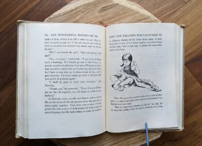 pages inside - 1944 The New Wizard of Oz by L. Frank Baum - Illustrations by Evelyn Copelman