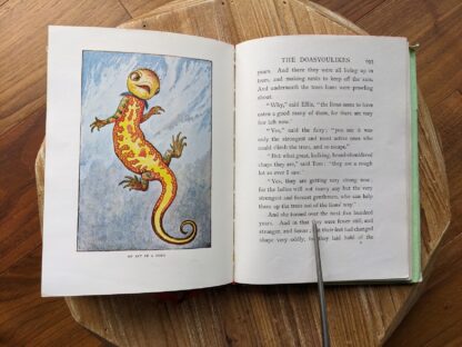 An Eft in a pond -1979 The Water Babies {a fairy tale for a land-baby} by Charles Kingsley -Facsimile Classics Series
