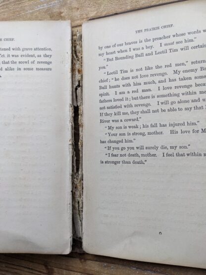 Full seam split - 1886 The Prairie Chief by R.M. Ballantyne - First Edition