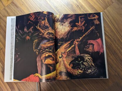 Matthias Grunewald 'Inssenheim Altar The Temptation of Saint Anthony', 1515. Anthony the Great - Featured inside; The World of Dürer - Time-Life Library Art Series - circa 1960s